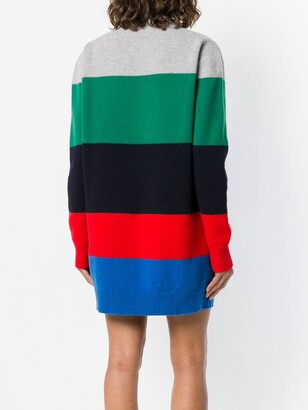 DSQUARED2 Striped Loose Fit Dress