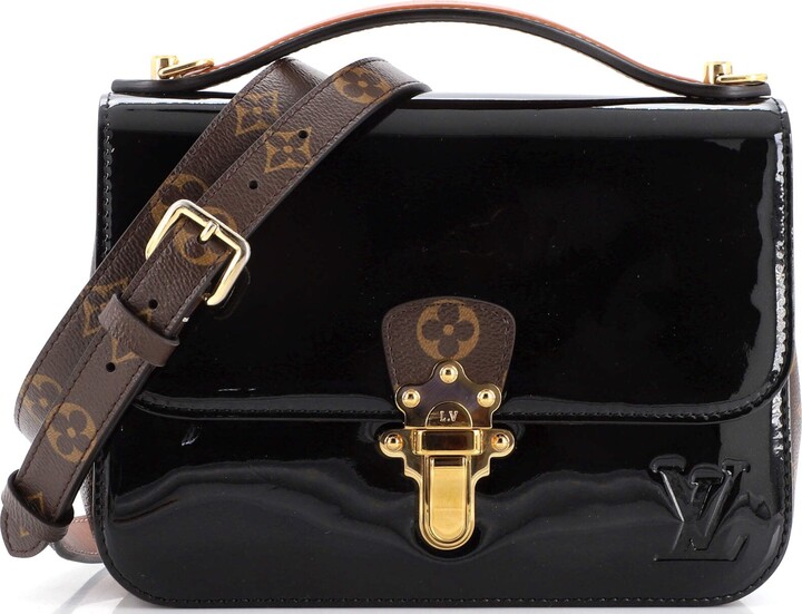 LOUIS VUITTON Cherrywood BB Patent Leather Shoulder Bag
