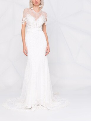 Loulou Lace Off-Shoulder Bridal Dress