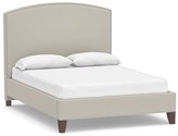 Thumbnail for your product : Pottery Barn Fillmore Curved Upholstered Tall Bed