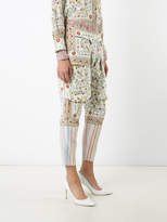 Thumbnail for your product : No.21 floral cargo trousers