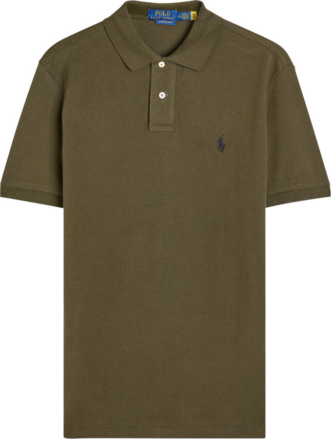 Polo Ralph Lauren Custom Fit Pique Cotton Polo Shirt