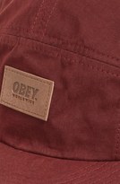 Thumbnail for your product : Obey 'Storm' Waxed Canvas Five-Panel Adjustable Camp Hat