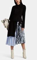 Thumbnail for your product : J.W.Anderson Women's Striped Cotton Midi-Skirt - China Blue