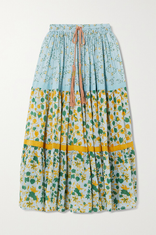 Long Floral Skirt | Shop the world's largest collection of fashion 