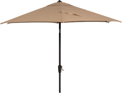 Hanover Montclair 9-Ft. Market Outdoor Umbrella In Chili Red, MCLRUMB9-CHL