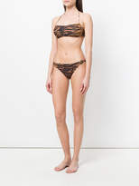 Thumbnail for your product : Moschino Tiger print bikini set