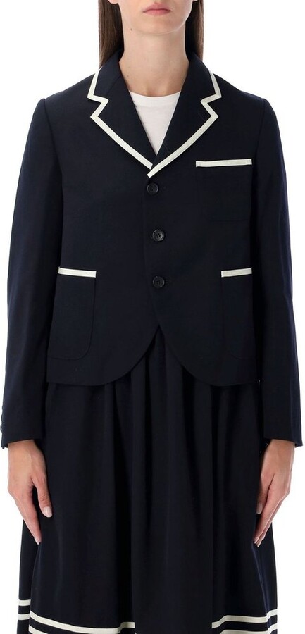 COMME DES GARÇONS GIRL Single-Breasted tailored Blazer