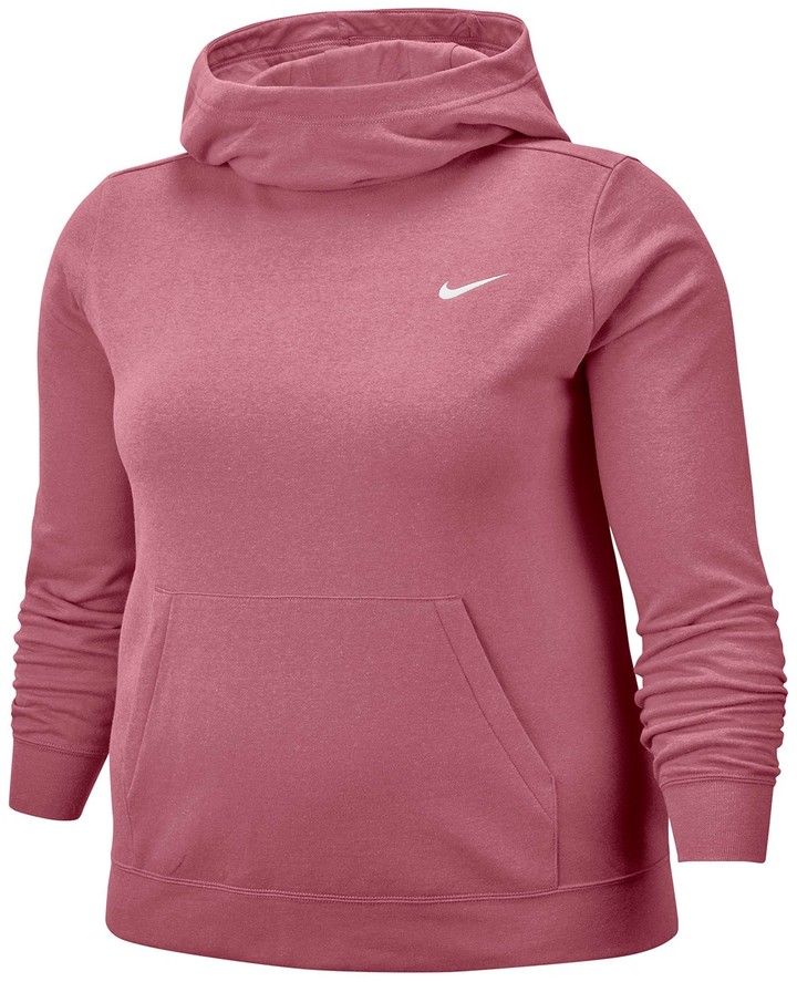nike funnel neck hoodie plus size