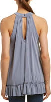 Thumbnail for your product : Mono B Ruffle Halter Top
