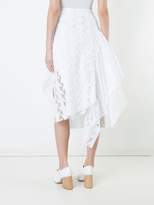 Thumbnail for your product : Maurizio Pecoraro asymmetric mesh skirt