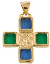 Thumbnail for your product : Tagliamonte 14K Venetian Intaglio Cross Pendant