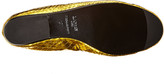Thumbnail for your product : Lanvin Classic Snakeskin-Embossed Metallic Leather Ballet Flat