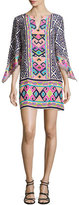 Thumbnail for your product : Alice & Trixie Hailey Border-Print Dress
