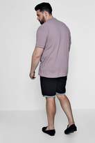 Thumbnail for your product : boohoo Big And Tall Short Sleeve Pique Polo