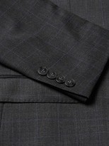 Thumbnail for your product : Calvin Klein Extra Slim-Fit Check Wool Suit