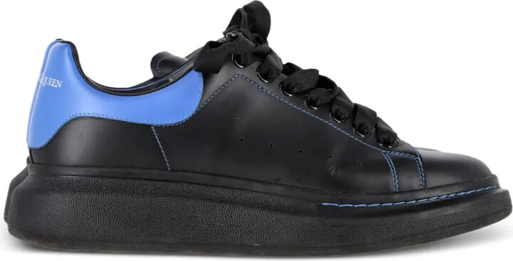 Alexander McQueen Pre-Owned Logo-Detail Leather Sneakers