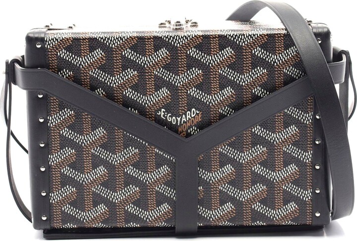 Goyard Minodière Trunk Shoulder Bag PVC Leather