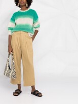 Thumbnail for your product : Dondup Straight Linen-Blend Trousers