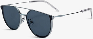 Gentle Monster K-1 07(N) acetate and stainless-steel D-frame sunglasses