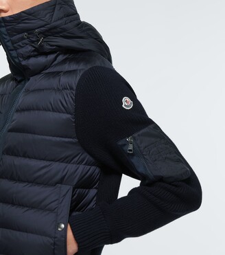 Moncler Tricot panelled jacket