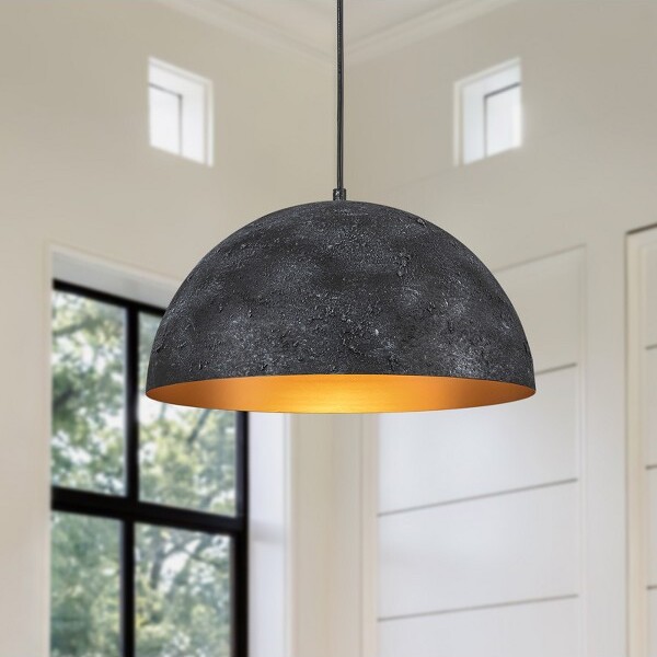 LLHZSY1-LightIndustrialAntiqueBlackDomePendantCeilingLightFixtureForKitchenIslandDiningRoom-157/10\