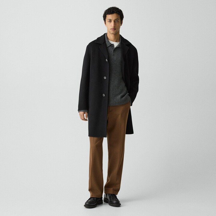Theory Standard Coat in Double-Face Wool-Cashmere