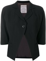 Thumbnail for your product : Yohji Yamamoto Pre-Owned Cropped fitted jacket