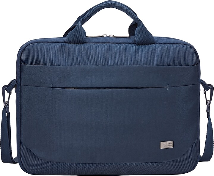 Case Logic Advantage Polyester Attache, Laptop Compatible, Dark Blue (3203987)