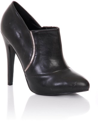 black stiletto ankle boots uk