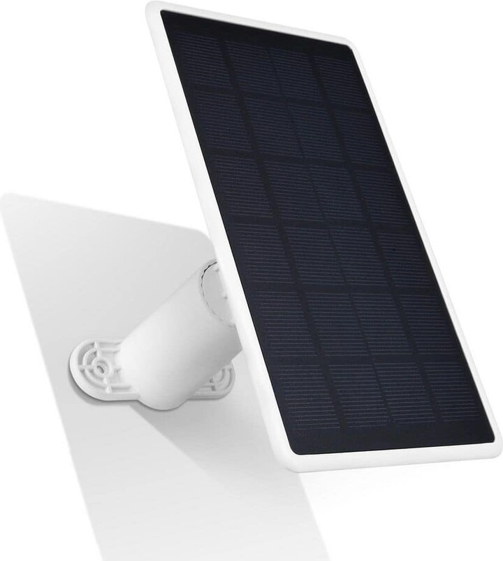 Wasserstein Solar Panel for SimpliSafe Wireless Outdoor Security Camera - SimpliSafe Outdoor Camera Solar Panel (White, 1-Pack)