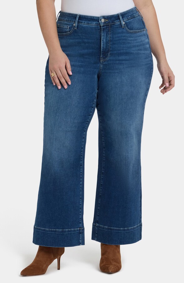 NYDJ Teresa High Waist Wide Leg Jeans