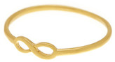 Thumbnail for your product : Dogeared 14K Gold Plated Sterling Silver Infinity Ring - Size 8