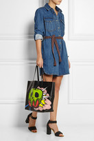 Thumbnail for your product : RED Valentino Shopper appliquéd leather tote