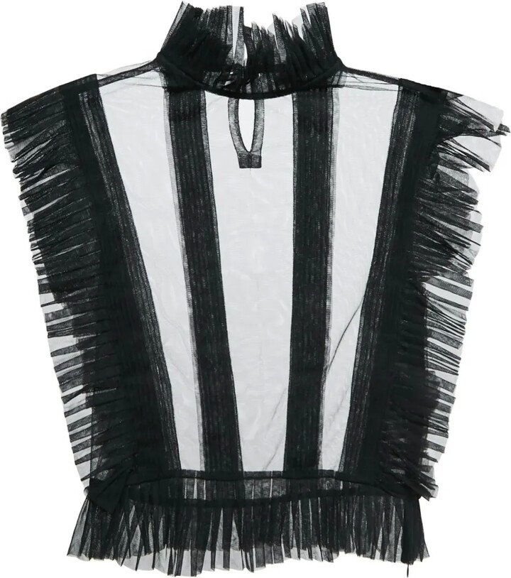 Starchic Pleated Ruffled Blouse