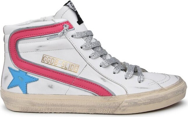 Golden Goose Logo Patch High-Top Sneakers - ShopStyle