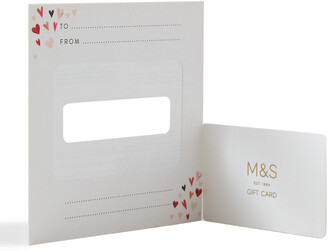 Marks and Spencer Hearts Envelope Gift Card