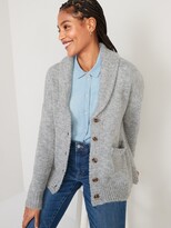 Thumbnail for your product : Old Navy Heathered Cozy Shawl Cardigan Sweater for Women