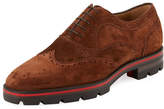 Thumbnail for your product : Christian Louboutin Charli Me Men's Suede Brogue Oxford