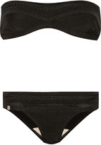 Thumbnail for your product : Herve Leger Brigitt and Milla bandage bandeau bikini