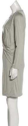 Gucci Long Sleeve Mini Dress grey Long Sleeve Mini Dress
