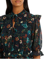 Thumbnail for your product : Forget Me Knot Double Bow Neck Frill Sleeve Dress
