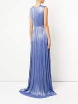 Thumbnail for your product : Maria Lucia Hohan pleated design cut out sides gown