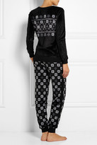 Thumbnail for your product : DKNY Snow Day printed fleece pajama set
