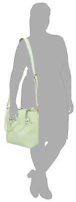 Yours Clothing Yoursclothing Womens Mint Leather Look Shopper Bag With Knot Trim