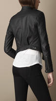 Thumbnail for your product : Burberry Grainy Lambskin Racer Jacket