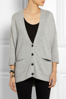 Thumbnail for your product : Hampton Sun Duffy Two-tone cashmere cardigan