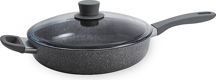 Zwilling J.A. Henckels Parma Plus Ceramic Aluminum Ceramic Nonstick Sauté Pan with Lid - Grey - Size 2.6