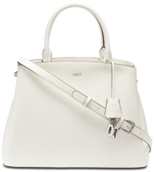 Dkny paige leather large satchel Clearance