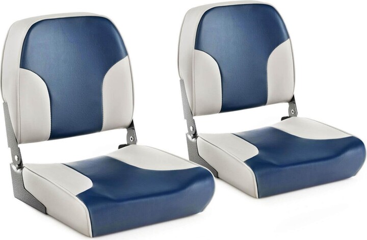 Skonyon 2 Pieces Low Back Boat Seat Set with Sponge Padding and ...